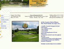 Tablet Screenshot of countryclubofithaca.com